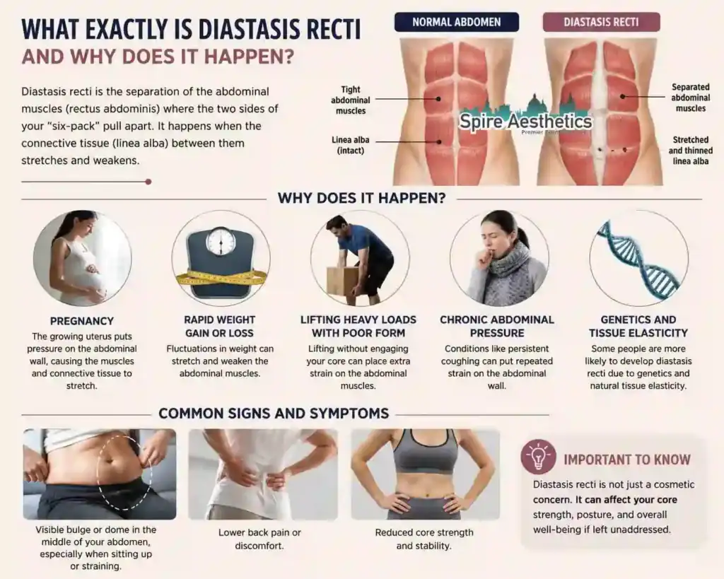 What Exactly Is Diastasis Recti and Why Does It Happen Bagshot?
