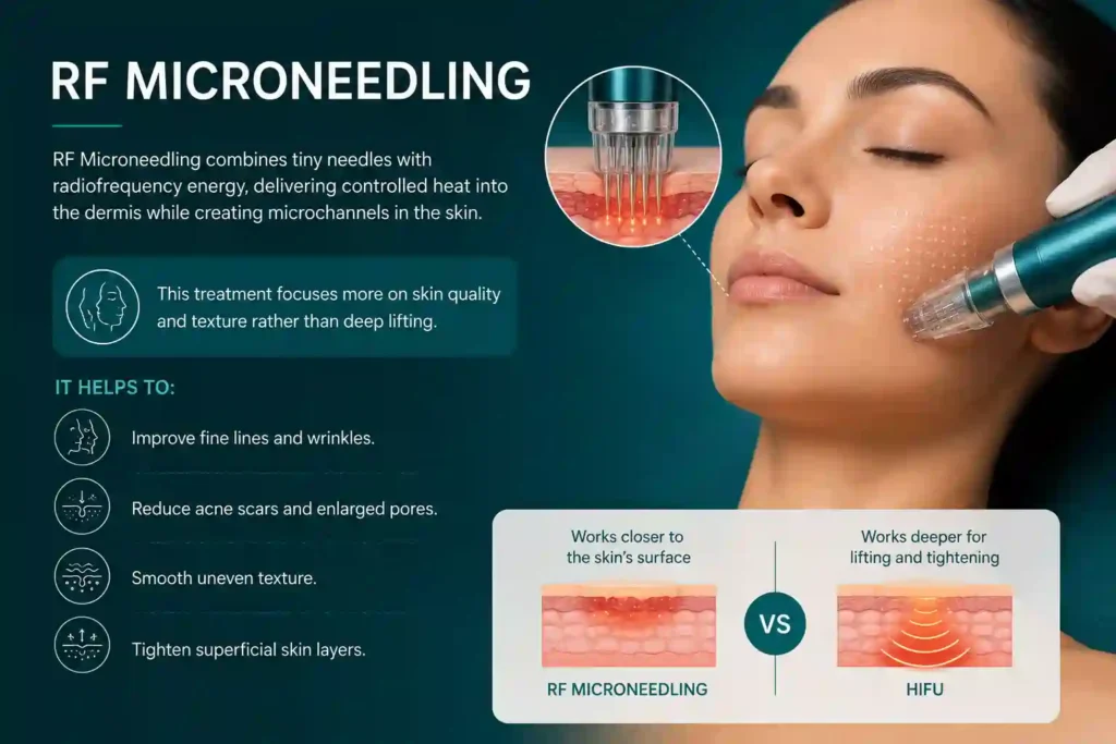What Does RF Microneedling Do That HIFU Alone Cannot Bagshot