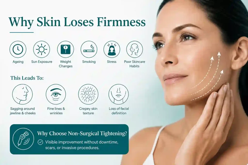 What Makes Skin Lose Firmness and Why Do People Seek Non-Surgical Tightening Bagshot?