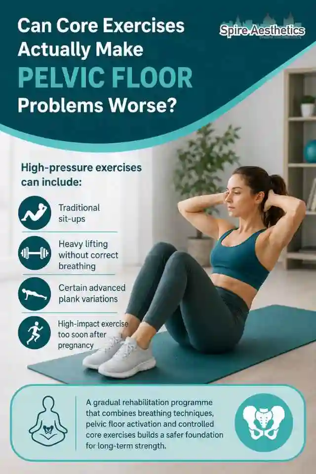 Can Strengthening Your Core Alone Actually Make Pelvic Floor Problems Worse Bagshot?